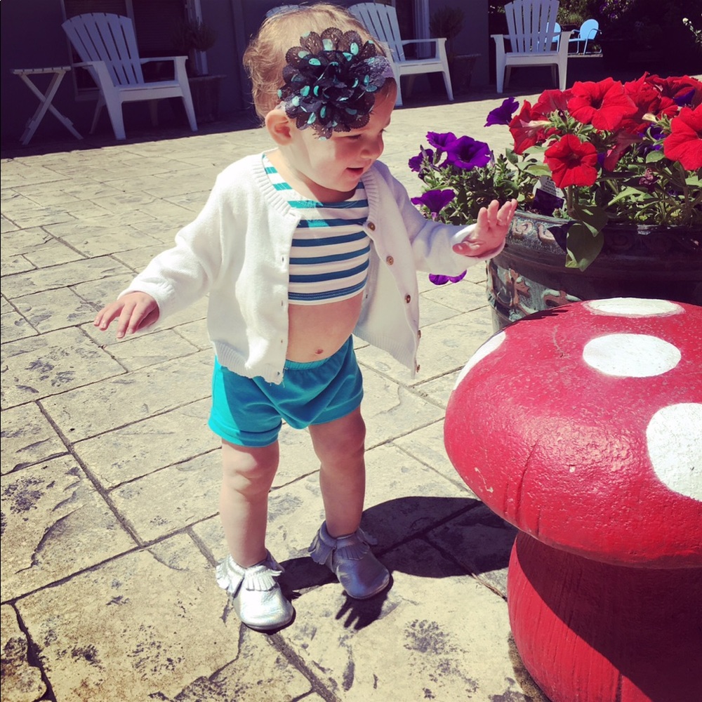 6/12 mos June & January cropped tank